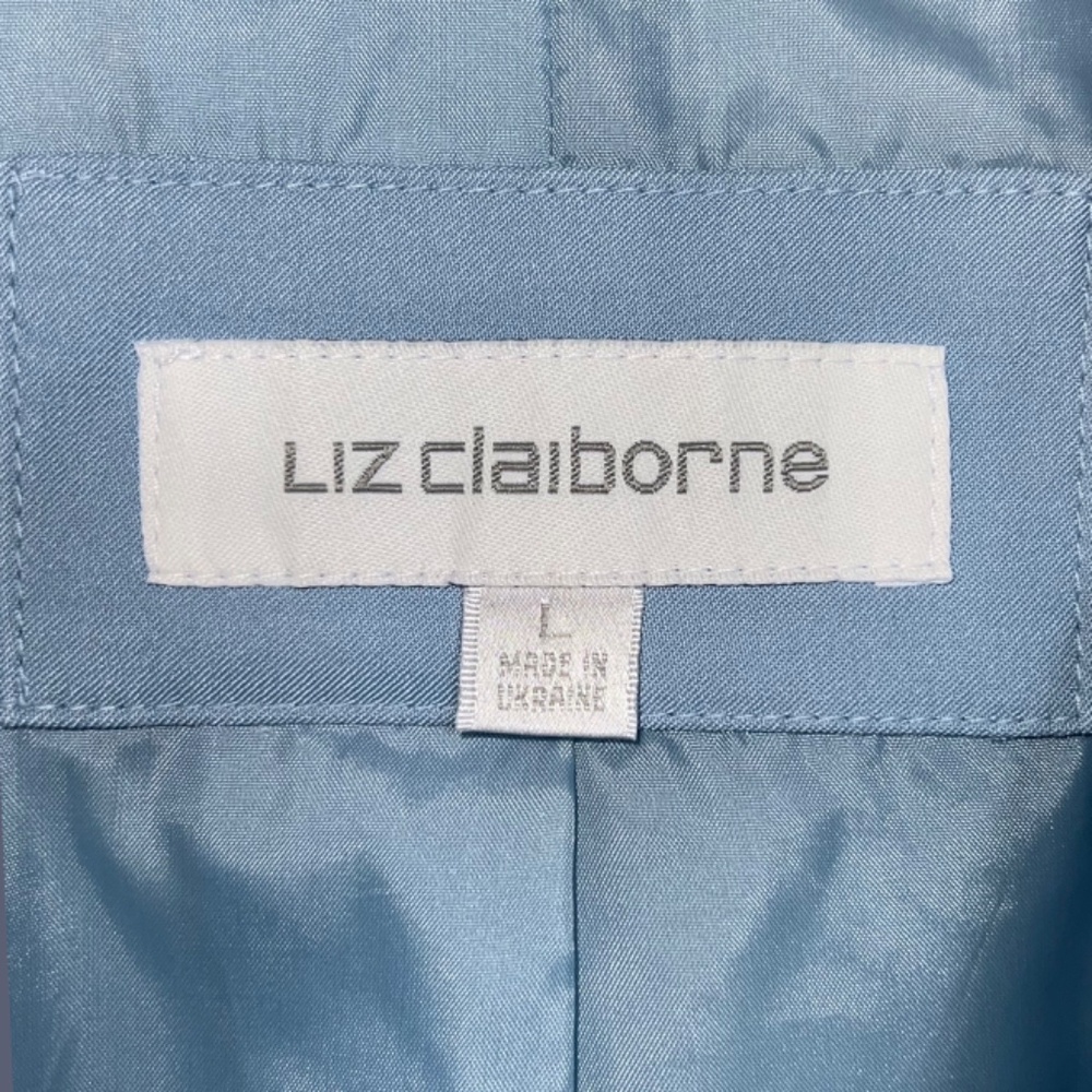 Liz Claiborne Pale Blue Jacket - Picture 6 of 8